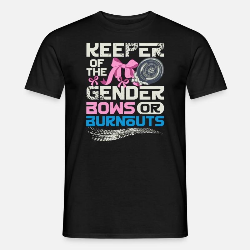 Hüter der Gender-Burnouts oder Verbeugungen - Männer T-Shirt - Schwarz