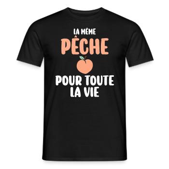Humour Homme Mariage Futur Marié EVG - T-shirt homme - noir - Devant - AI Model Male 178 light (178cm)
