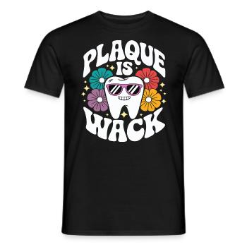 Retro Dental Humor Woman Dentist - Men's T-Shirt - black - Front - AI Model Male 178 light (178cm)