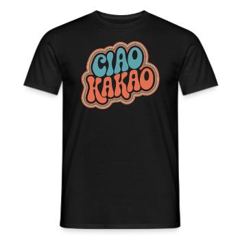 Ciao Cacao - T-shirt homme - noir - Devant - AI Model Male 178 light (178cm)