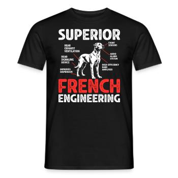 Humor Gift Dog Labrador Retriever - Men's T-Shirt - black - Front - AI Model Male 178 light (178cm)