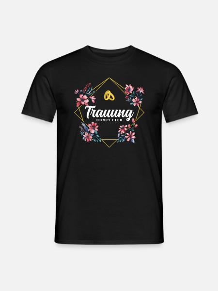 Trauung Completed - Männer T-Shirt - Schwarz