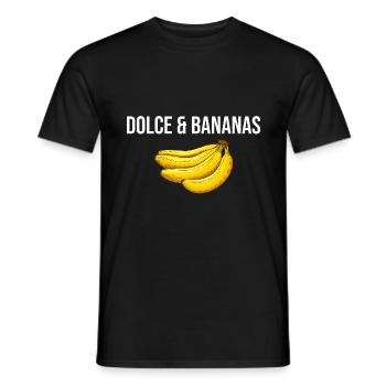 Dolce & Banana Funny Fashion - T-shirt homme - noir - Devant - AI Model Male 178 light (178cm)
