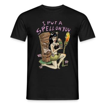 i put a spell on you - T-shirt homme - noir - Devant - AI Model Male 178 light (178cm)