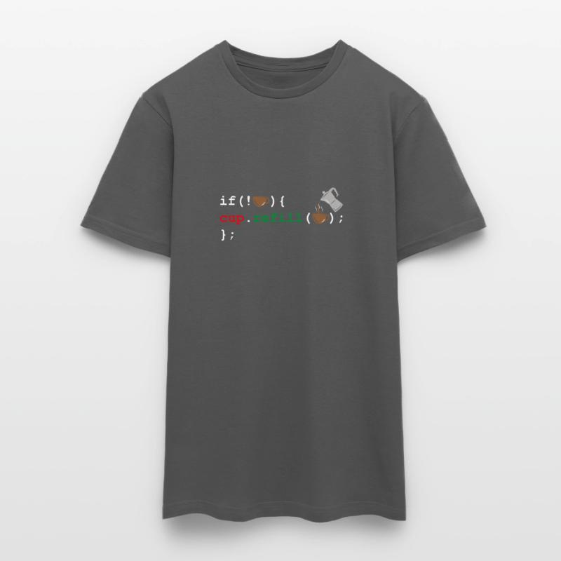 Programmierer Geschenk Kaffee Koffein Coden Code Männer T-Shirt
