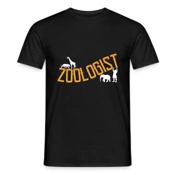 Zoowärter Zoologie - Männer T-Shirt - Schwarz - Vorne - AI Model Male 178 light (178cm)