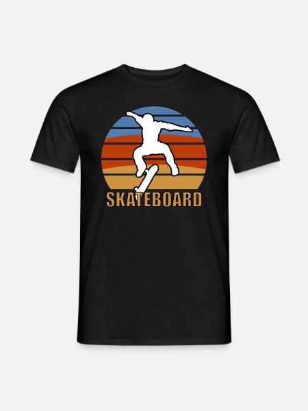 Sk8 Skateboard Skateboard Skateboard - Männer T-Shirt - Schwarz