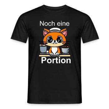 Katze Organisiert die Küche - Männer T-Shirt - Schwarz - Vorne - AI Model Male 178 light (178cm)