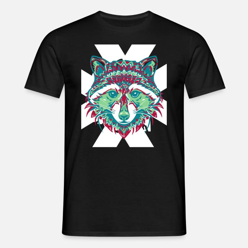 Ræv - T-shirt til herrer - sort