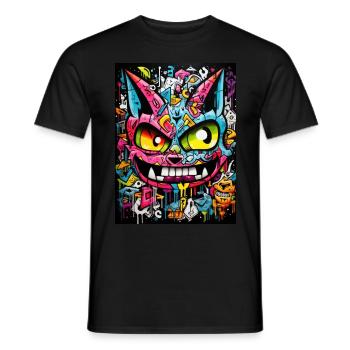 [MB] Frecher Dude - Männer T-Shirt - Schwarz - Vorne - AI Model Male 178 light (178cm)