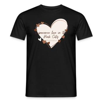 Ich liebe mit Herz Toulouse - Männer T-Shirt - Schwarz - Vorne - AI Model Male 178 light (178cm)