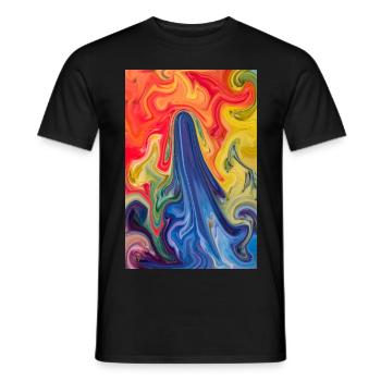 C'est de l'art - T-shirt homme - noir - Devant - AI Model Male 178 light (178cm)