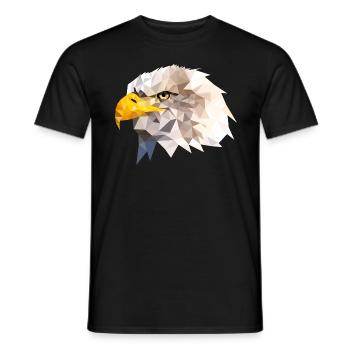 Bald Eagle Sea Eagle American Eagle Eagle - Men's T-Shirt - black - Front - AI Model Male 178 light (178cm)