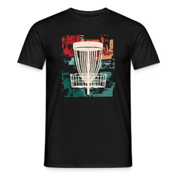 Discgolf Disc Golf Jungen Discgolfer Herren - Männer T-Shirt - Schwarz - Vorne - AI Model Male 178 light (178cm)