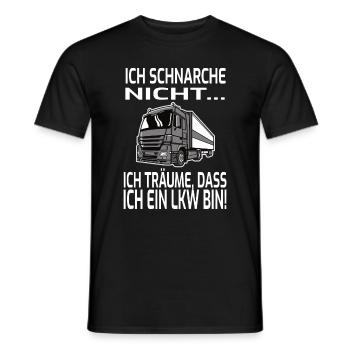 Fernfahrer Trucker Berufskraftfahrer LKW Fahrer - Männer T-Shirt - Schwarz - Vorne - AI Model Male 178 light (178cm)
