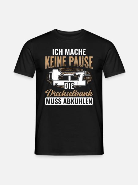 Drechseln Drechsler - Männer T-Shirt - Schwarz