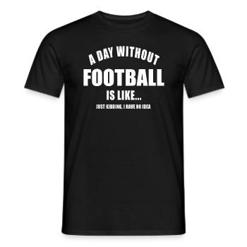 CADEAUX POUR LES JOUEURS DE JEUX DE BALLE DE FOOTBALL AMÉRICAIN DES ÉTATS-UNIS - T-shirt homme - noir - Devant - AI Model Male 178 light (178cm)