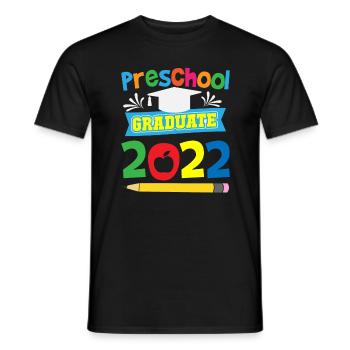 Preschool Graduate Pre-K Graduation Elementary - T-shirt homme - noir - Devant - AI Model Male 178 light (178cm)