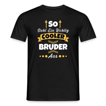 So Sieht Ein Richtig Cooler Lehrer aus - Männer T-Shirt - Schwarz - Vorne - AI Model Male 178 light (178cm)