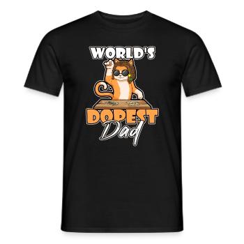 World's Dopest Dad - Männer T-Shirt - Schwarz - Vorne - AI Model Male 178 light (178cm)