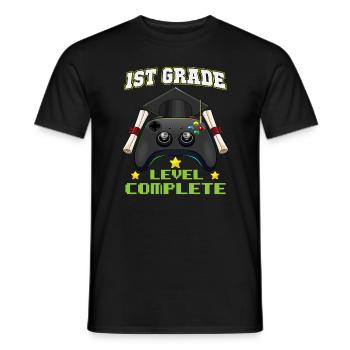1st Grade Level Complete Elemenatary Graduation - Männer T-Shirt - Schwarz - Vorne - AI Model Male 178 light (178cm)