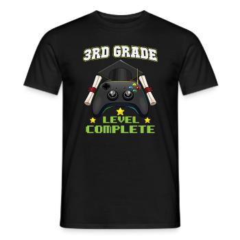 3rd Grade Level Compelete Elemenatary Graduation - Männer T-Shirt - Schwarz - Vorne - AI Model Male 178 light (178cm)