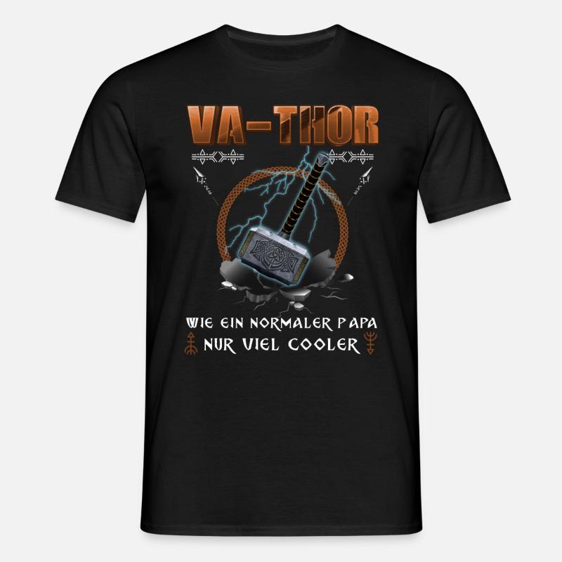 Va-Thor - Männer T-Shirt - Schwarz