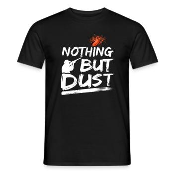 Rien d’autre que de la poussière Clay Pigeon Shooting Sagittaire - T-shirt homme - noir - Devant - AI Model Male 178 light (178cm)