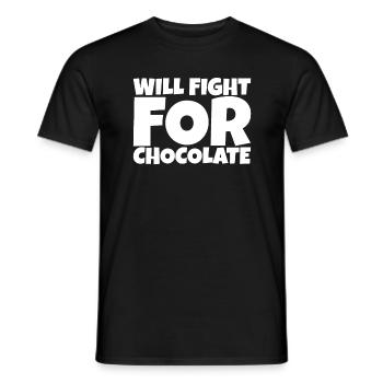 Martial Artist Fighter Mma Chocolate Lover Gift - Männer T-Shirt - Schwarz - Vorne - AI Model Male 178 light (178cm)