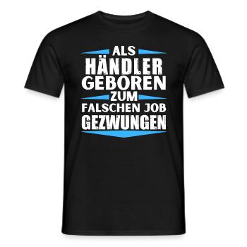 Le concessionnaire s’est trompé d’emploi - T-shirt homme - noir - Devant - AI Model Male 178 light (178cm)