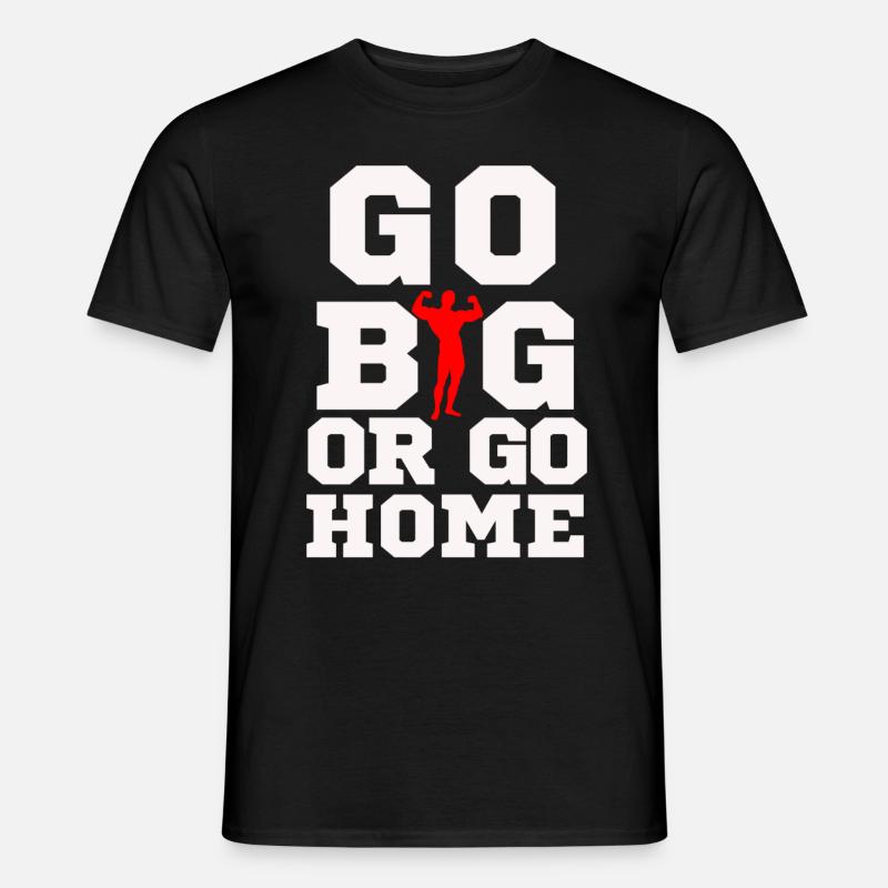 Go Big! - Männer T-Shirt - Schwarz