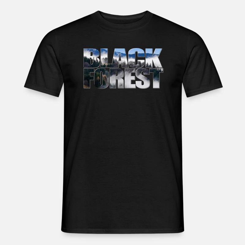 Black Forest - Schwarzwald - Männer T-Shirt - Schwarz