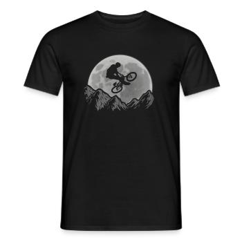 BMX Fahrrad Shirt Geschenk Mountainbike - Männer T-Shirt - Schwarz - Vorne - AI Model Male 178 light (178cm)