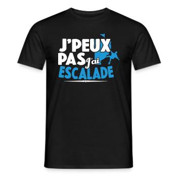 Je Peux Pas J'ai Escalade Cadeau Grimpeur Montagne - T-shirt homme - noir - Devant - AI Model Male 178 light (178cm)