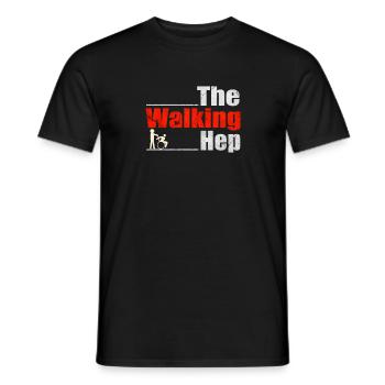 The Walking HEP Heilerziehungspflege Pflegekraft - T-shirt homme - noir - Devant - AI Model Male 178 light (178cm)