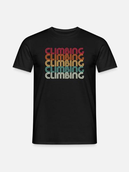 climbing - Männer T-Shirt - Schwarz