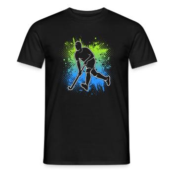 Joueurs de hockey sur gazon Joueurs de hockey masculins - T-shirt homme - noir - Devant - AI Model Male 178 light (178cm)