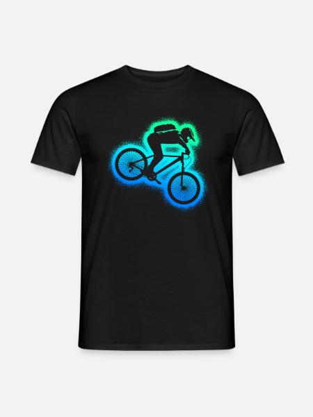 VTT VTT VTT Biker Enfants VTT Homme - T-shirt homme - noir
