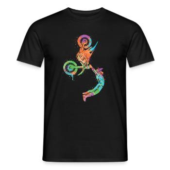 Dirt Biker Filles Moto Enfants Motocross - T-shirt homme - noir - Devant - AI Model Male 178 light (178cm)