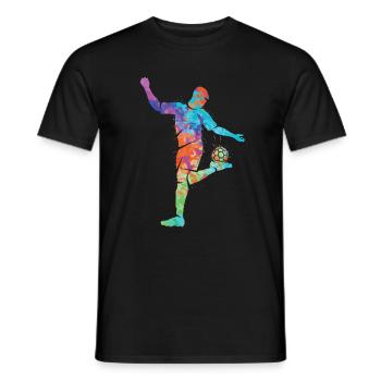 Jouer au football Enfants Football Garçons Football - T-shirt homme - noir - Devant - AI Model Male 178 light (178cm)