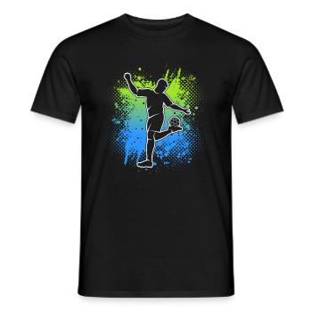Joueurs de football Enfants Football Hommes Football - T-shirt homme - noir - Devant - AI Model Male 178 light (178cm)