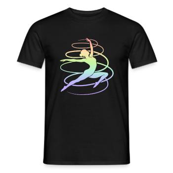 Gymnast Gymnastics Kids Women Gymnastics Girls - Men's T-Shirt - black - Front - AI Model Male 178 light (178cm)