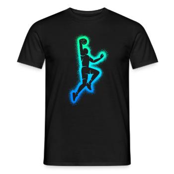 Basketballer Herren Kinder Basketball Jungen - Männer T-Shirt - Schwarz - Vorne - AI Model Male 178 light (178cm)
