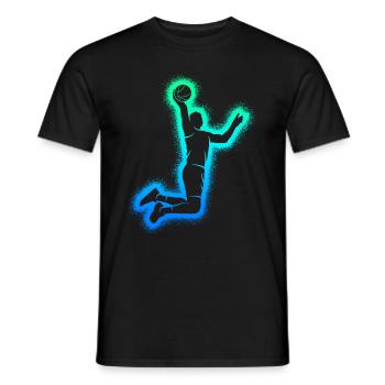 Joueurs de basket-ball Enfants Basket-ball masculin Garçons - T-shirt homme - noir - Devant - AI Model Male 178 light (178cm)