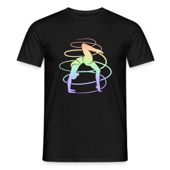 Gymnast Gymnastics Women Kids Gymnastics Girls - Men's T-Shirt - black - Front - AI Model Male 178 light (178cm)