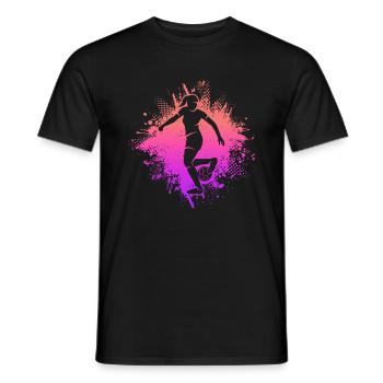 Soccer Soccer Women Girls Soccer Kids - Men's T-Shirt - black - Front - AI Model Male 178 light (178cm)