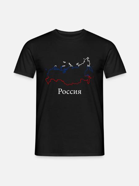 Russie russe - T-shirt homme - noir