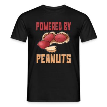 Amant de cacahuète alimenté par des cacahuètes - T-shirt homme - noir - Devant - AI Model Male 178 light (178cm)