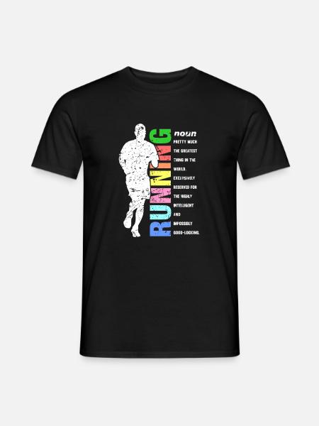 Marathonläufer Geschenk Spaß Läufer Definition Läufer - Männer T-Shirt - Schwarz