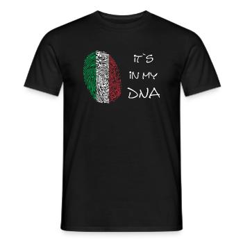 its in my DNA Italien - Männer T-Shirt - Schwarz - Vorne - AI Model Male 178 light (178cm)